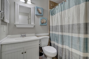 Hair dryer, towels