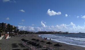 Vlak bij het strand