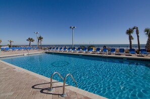 Indoor pool, outdoor pool