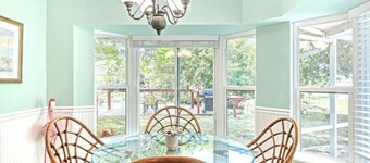 Oasis with Heated Saltwater Pool, Pond with Ducks & Koi, Large Yard & King Suite