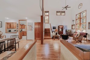 Cheminée, table de tennis de table