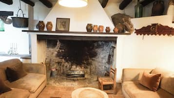 TV connectée, cheminée