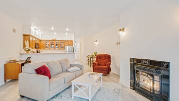 TV, DVD player, stereo