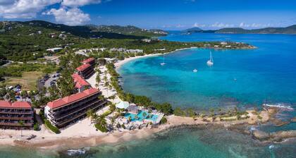 Sapphire Paradise at Sapphire Beach! Just a few steps away from sand and surf.