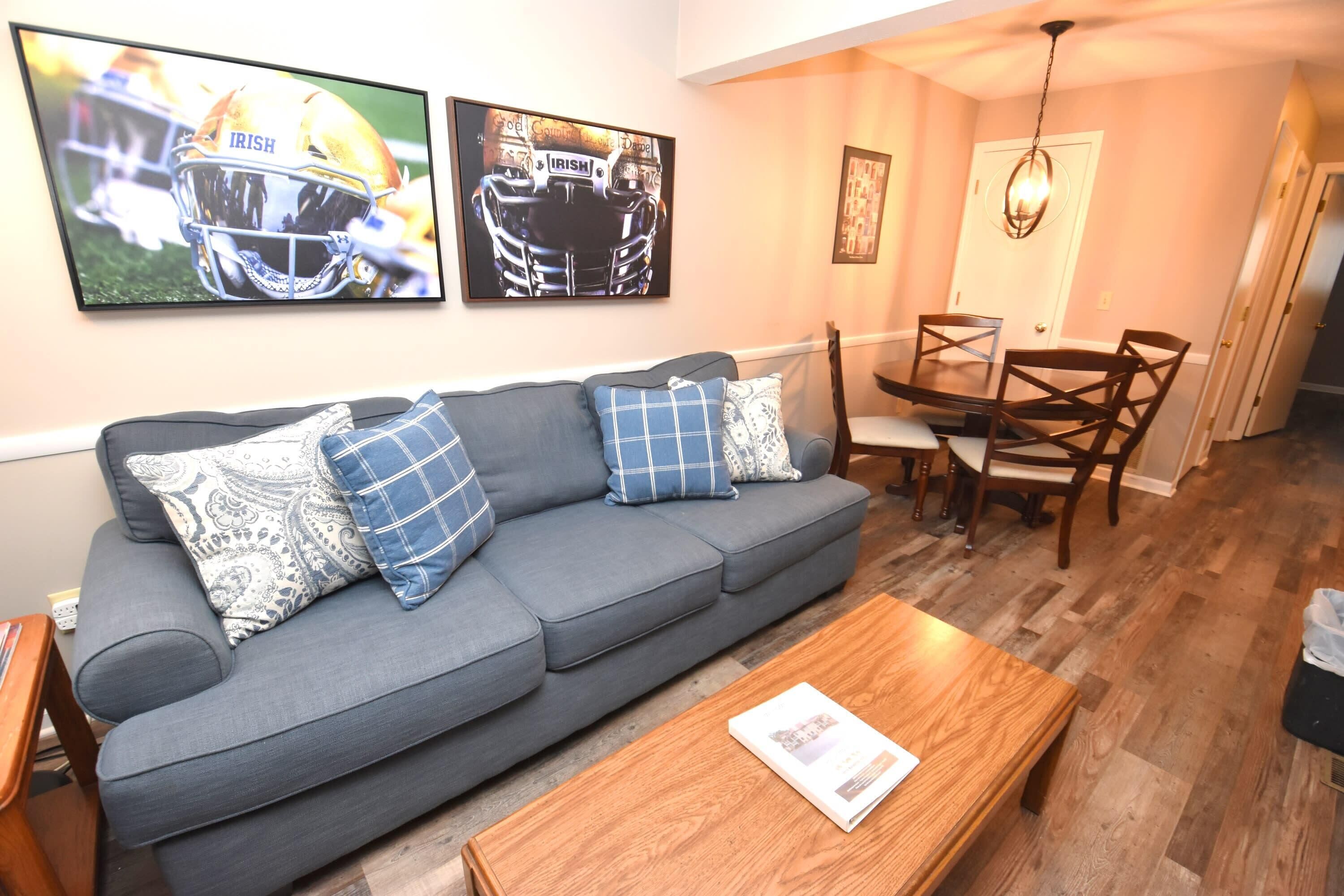 TV, fireplace, offices