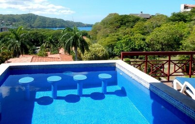 Spacious ocean-view villa with private pool.