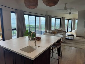 Smart TV, DVD player, books, video library