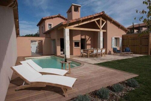 Villa Puycelsi Privilège - climatisation & Piscine chauffée dans le Domaine du Château – VII