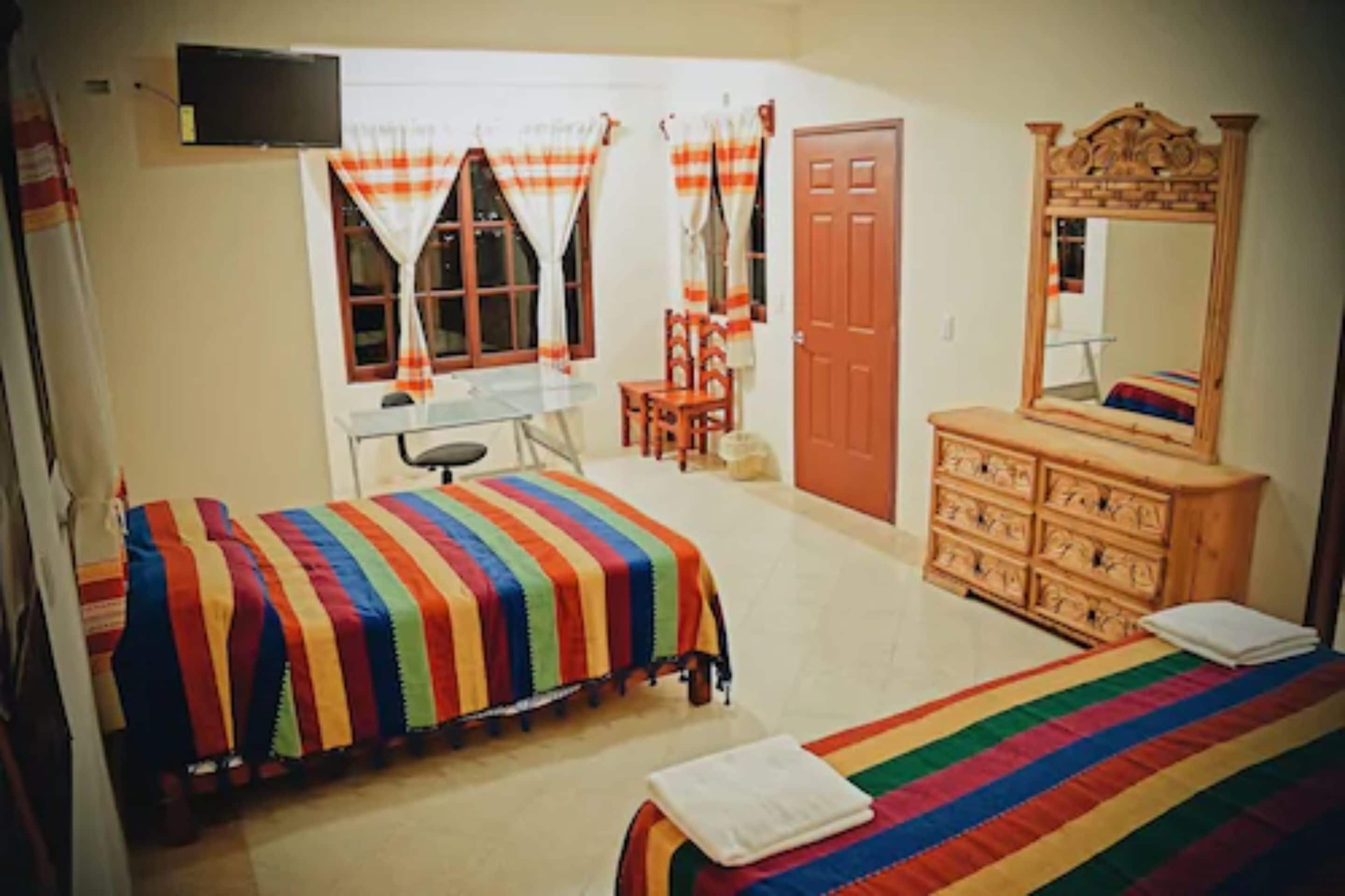 1 bedroom, blackout curtains, free wifi, bed sheets