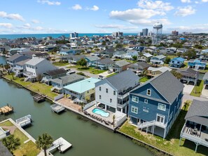 Exterior - Amazing Channel Retreat Private Pool Luxury Outdoor Living & Pet Friendly (North Myrtle Beach)