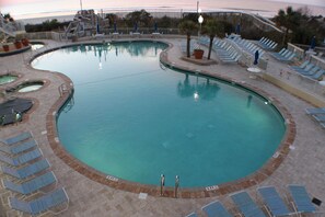 A heated pool - Seawatch Resort Oceanfront 2BR Large Balcony 816ST (Myrtle Beach)
