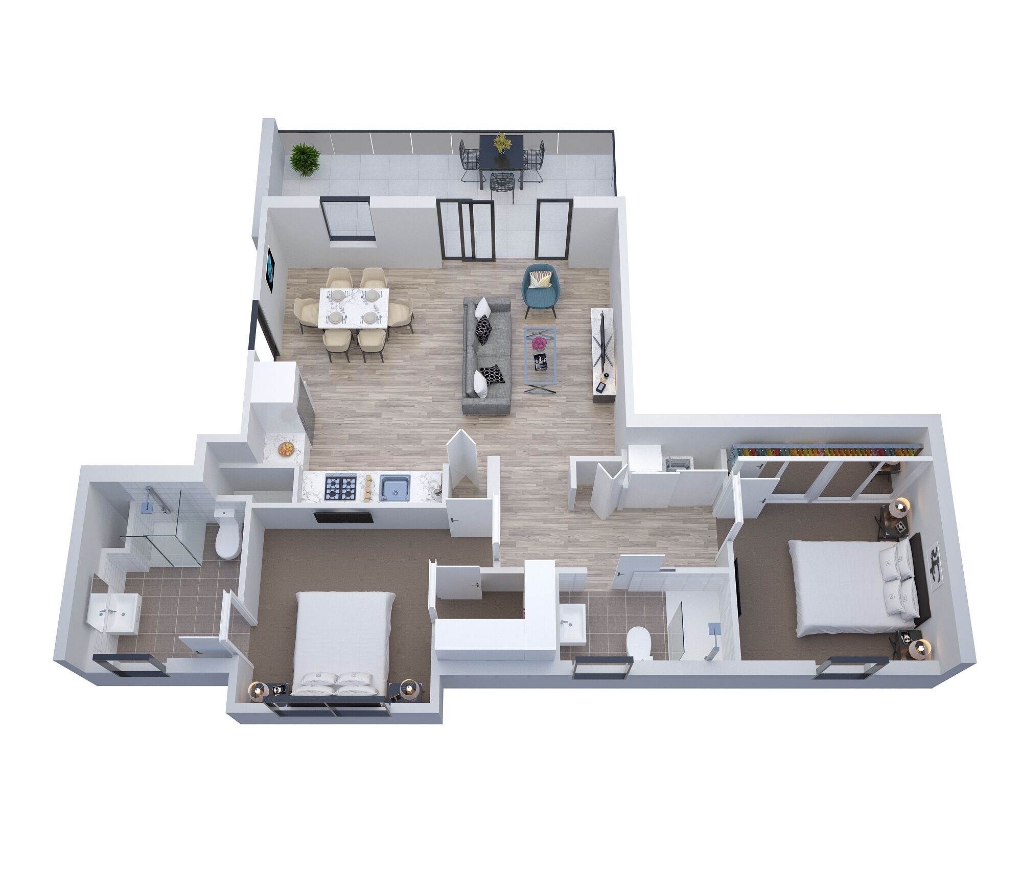 Manhattan Apt Notting Hill 2 Bed Deluxe — image 8