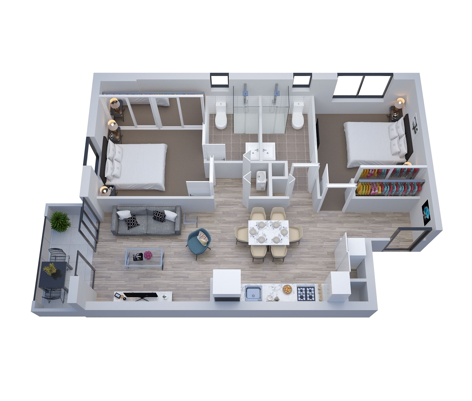 Manhattan Apt Notting Hill 2 Bed Deluxe — image 7