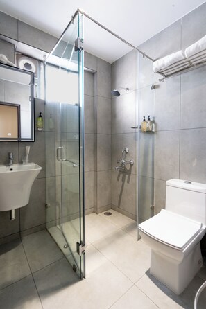 Hyber Room | Bathroom - Hyber Hotel's- Gachibowli  (Hyderabad)