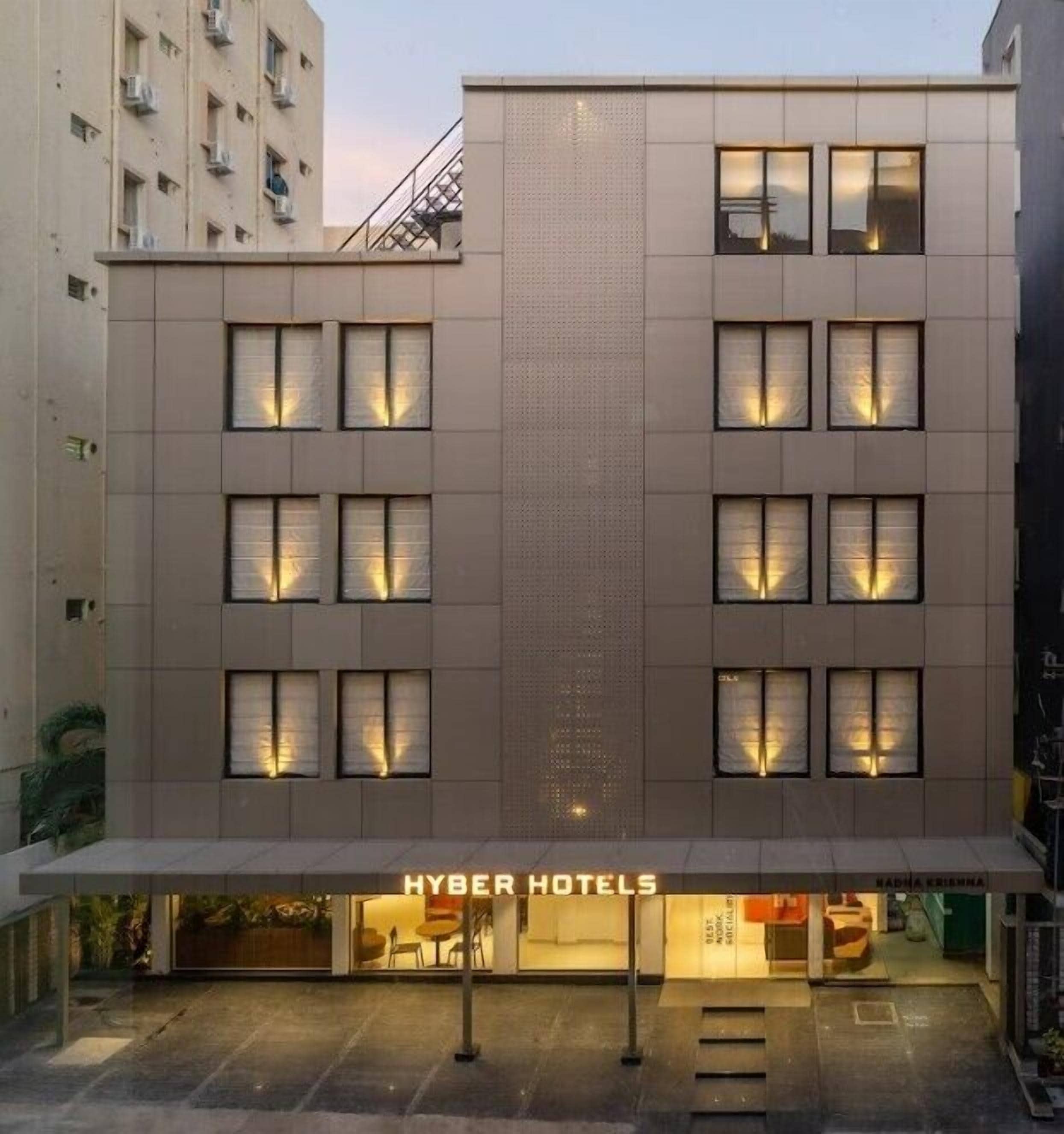 Façade de l’hébergement