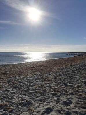 Sur la plage, serviettes de plage