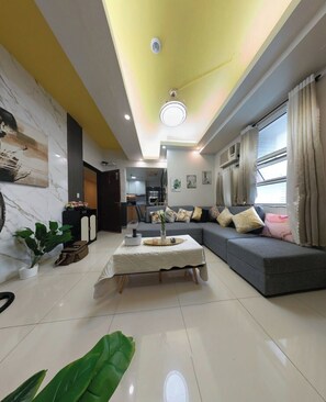 Luksusleilighet | Oppholdsområde | Flatskjerm-TV