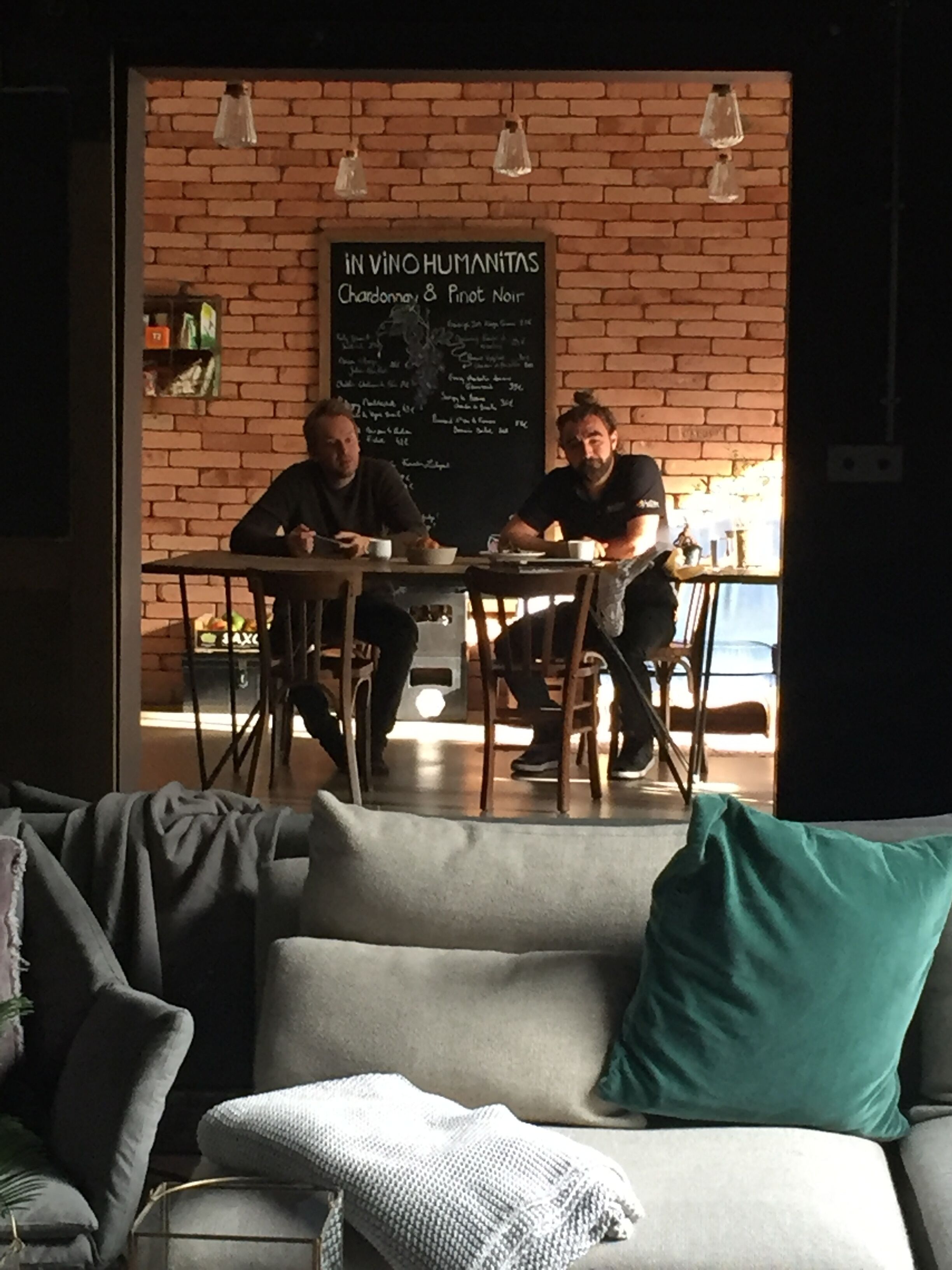 Coin salon dans le hall