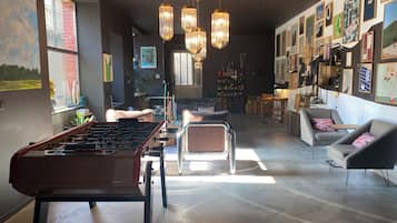 Siddeområde i lobbyen