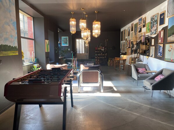Lobby sitting area