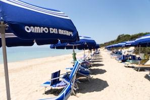 Platja privada i bar a la platja
