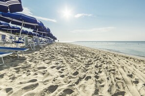 Plage privée, bar de plage