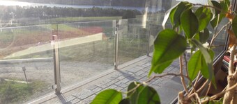 country house on lake plain