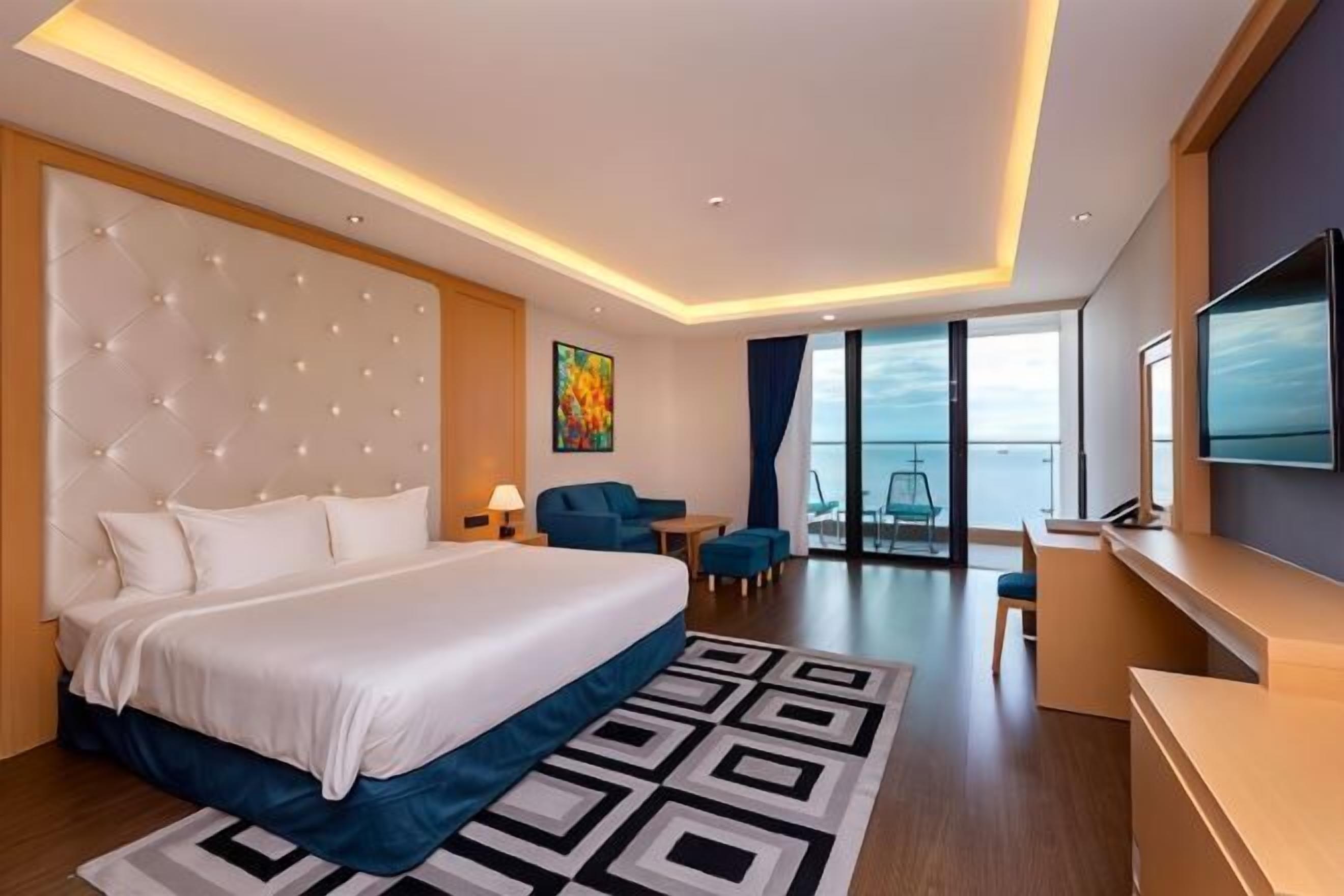 Literie de qualité supérieure, mini-bar avec articles gratuits