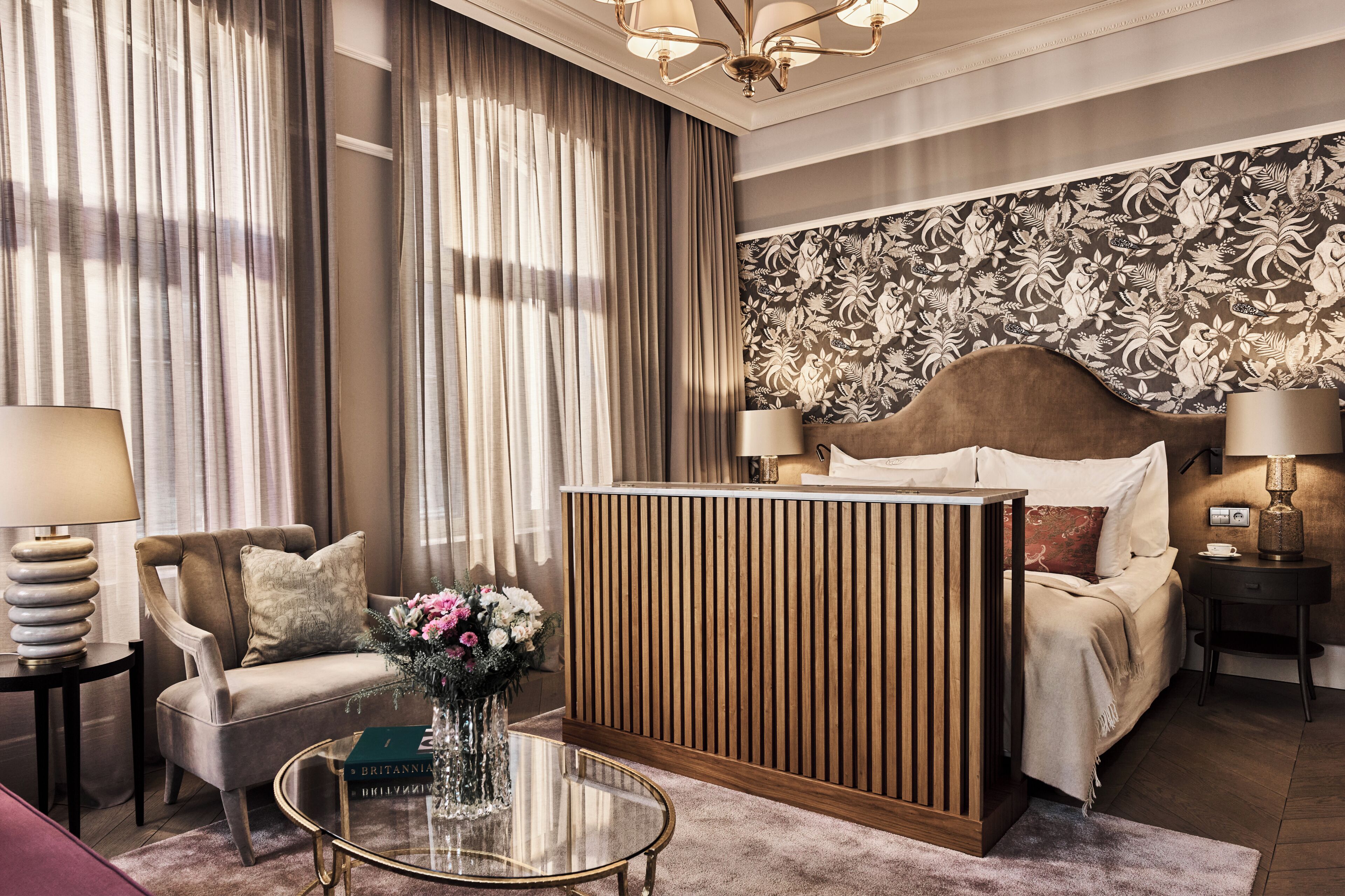 Egyptian cotton sheets, premium bedding, down duvets, pillow-top beds