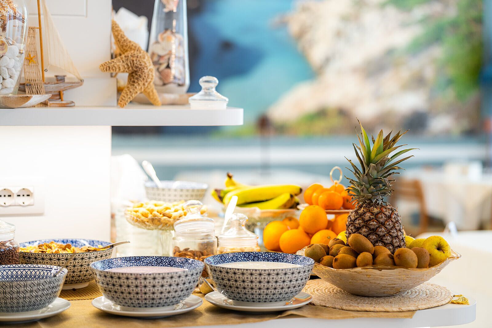 Colazione a buffet, servita tutte le mattine (15 EUR a persona) 