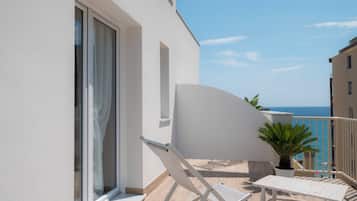 Deluxe Double Room, Terrace, Sea View | View from room