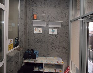 Interior entrance