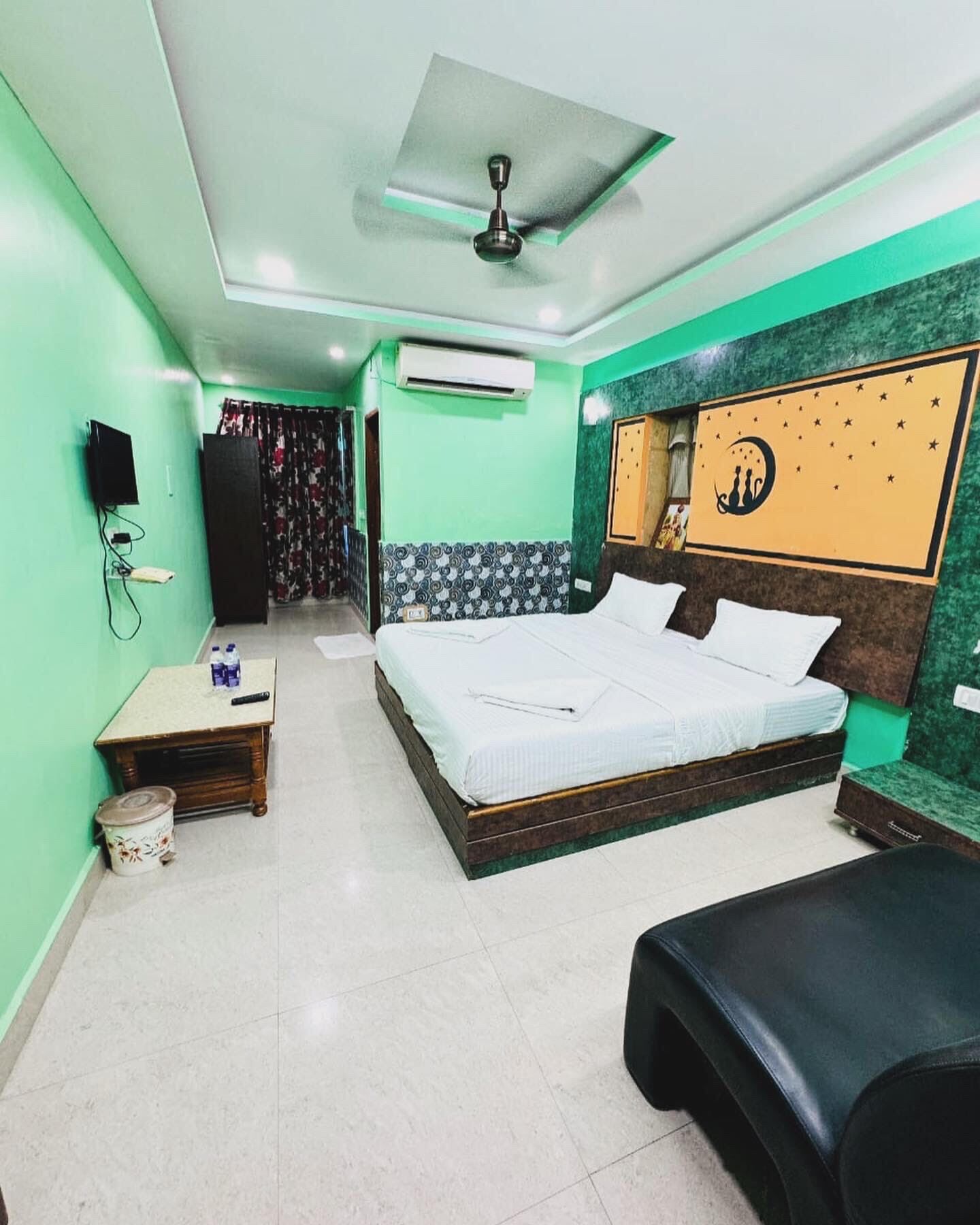 deluxe double room | premium bedding, laptop workspace, blackout curtains, free wifi