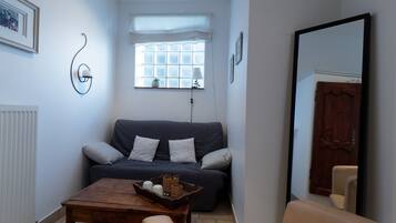 Chambre Double ou avec lits jumeaux, salle de bains privée, vue jardin