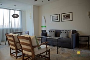 TV - "Tortuga",  one bedroom apartment. You can walk to Beach and Restaurants (Punta de Mita)