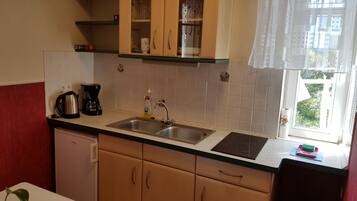 Apartment Nr. 8, 2.Floor | Private kitchenette | Fridge, microwave, stovetop, coffee/tea maker