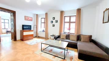 Appartement Deluxe, vue montagne | 1 chambre, décoration personnalisée, ameublement personnalisé