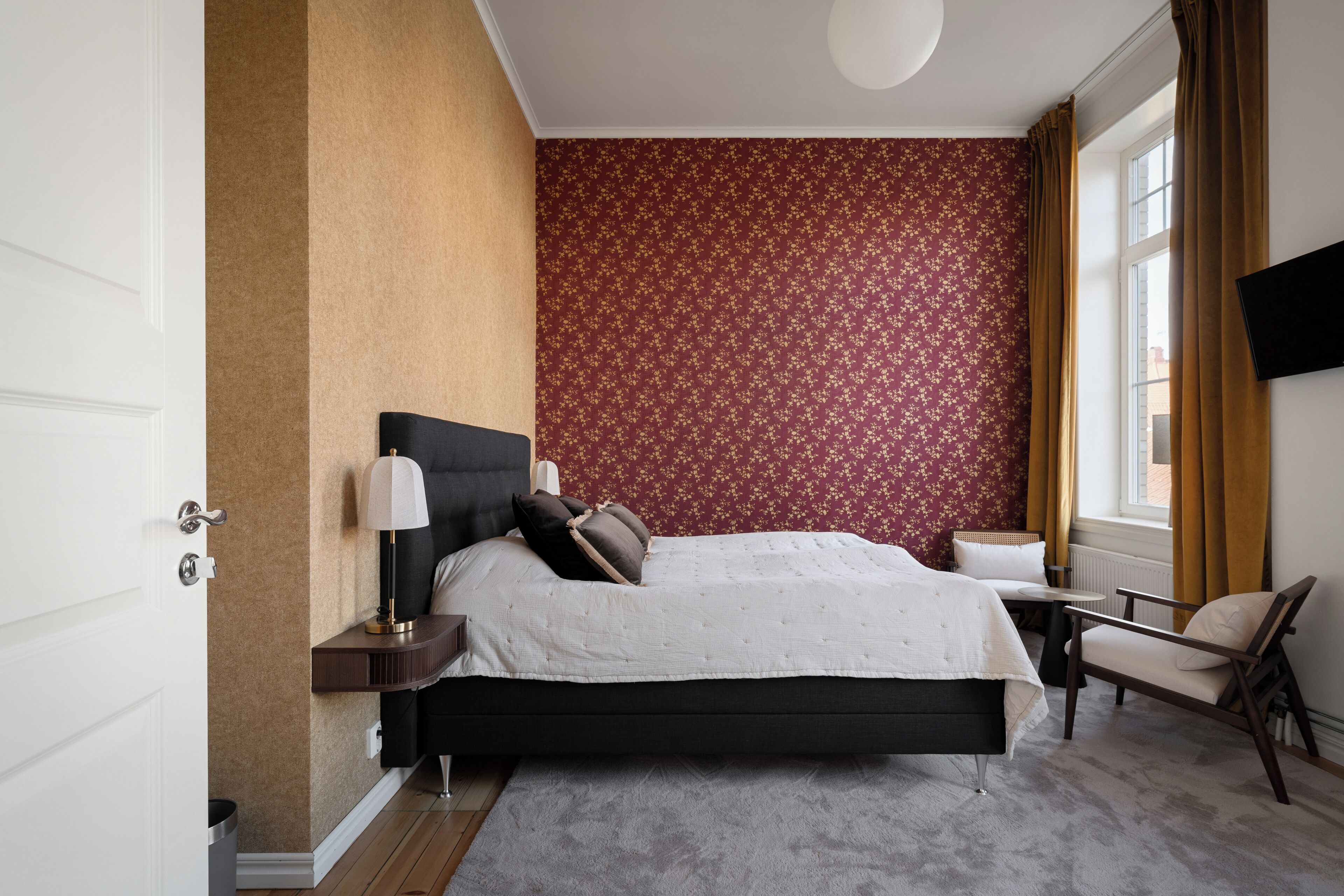 Habitación doble Premium, 1 cama Queen size | Insonorización, tabla de planchar con plancha y wifi gratis 