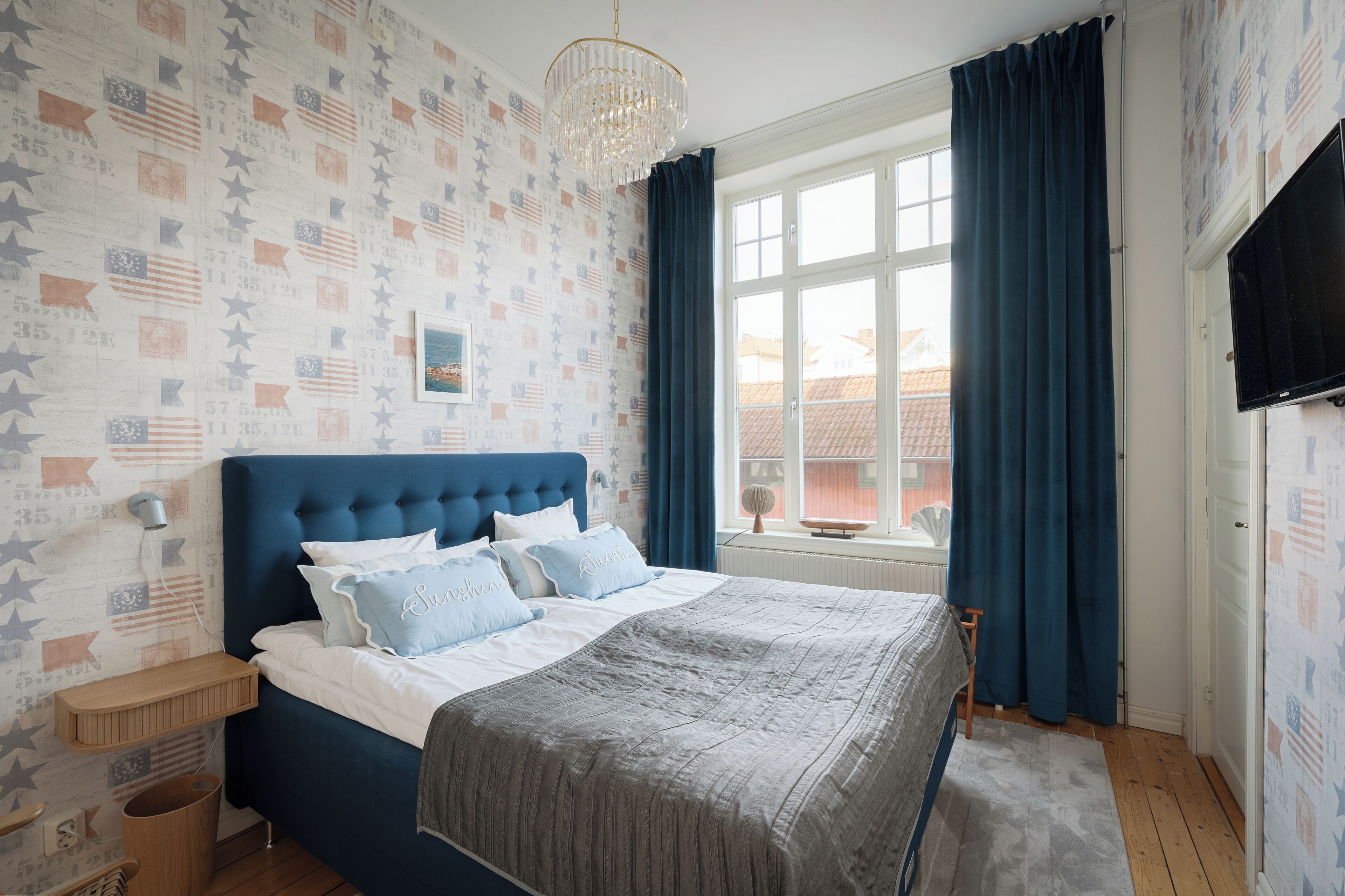 Habitación doble clásica | Sala de estar | Piso con calefacción 