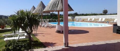 Seasonal outdoor pool