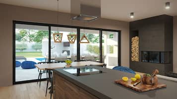 Villa, 4 habitaciones, alberca privada | Vista desde la habitación