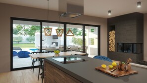 Villa, 4 Schlafzimmer, eigener Pool | Ausblick vom Zimmer