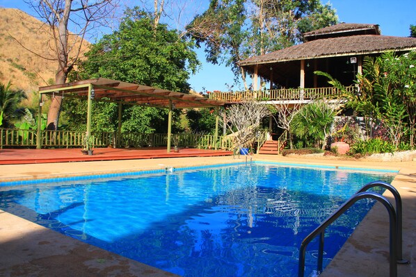 Alberca al aire libre 