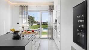 Villa, 4 Bedrooms, Private Pool | Private kitchen | Full-sized fridge, microwave, oven, stovetop - Villa K (Medulin)