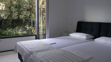2 chambres, literie de qualité supérieure, bureau
