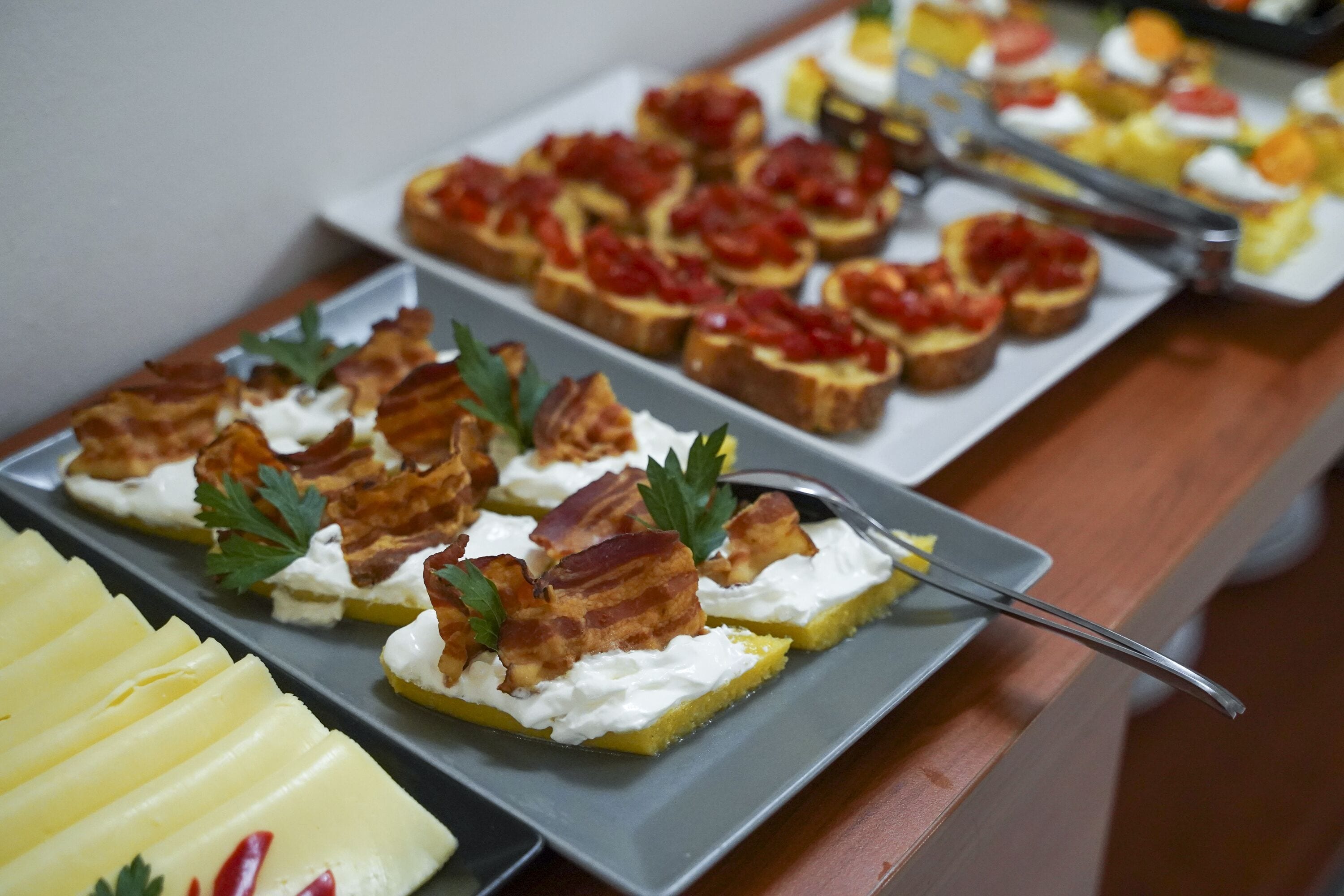 Desayuno estilo bufé