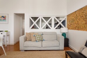 Apartment, 1 Bedroom | Living area | Flat-screen TV - São Mamede Downtown Apartment (Lisbon)