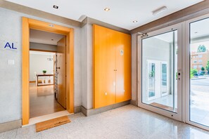 Interior entrance