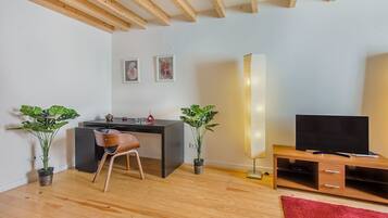 Apartment, 1 Bedroom | Living area | Flat-screen TV