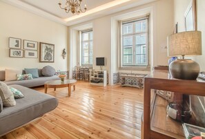 Apartment, 1 Bedroom | Living area | Flat-screen TV - Correeiros Downtown - Historic Lisbon Apartment (Lisbon)